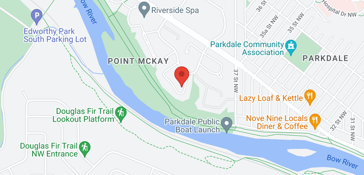 map of 319 Point Mckay Gardens NW